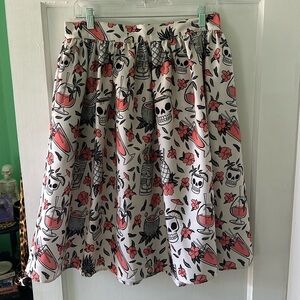 Steady Clothing Creepy Tiki Circle Skirt